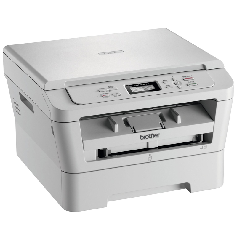 Drucker Brother DCP-7055W monolaser Multifunktionsgerät Drucker Scanner ...