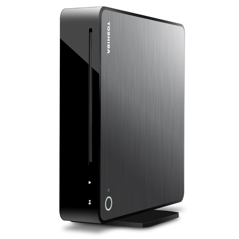 Toshiba BDX4500KE 3D Smart BluRay Player vertical Stand schwarz/silber