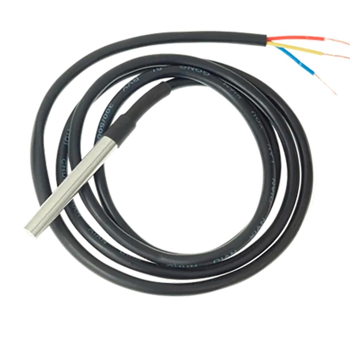 SHELLY DS18B20 Temperatursensor - 2 Stück Edelstahl -55°C Bis +125°C - Für Smart Home & Raspberry Pi