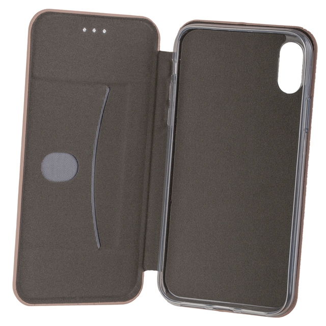 Peter Jäckel COMMANDER Book Case CURVE für Apple iPhone XR Soft Touch Creme Rose