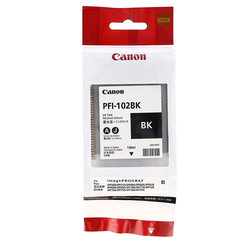 Canon PFI-102 BK Tinte schwarz