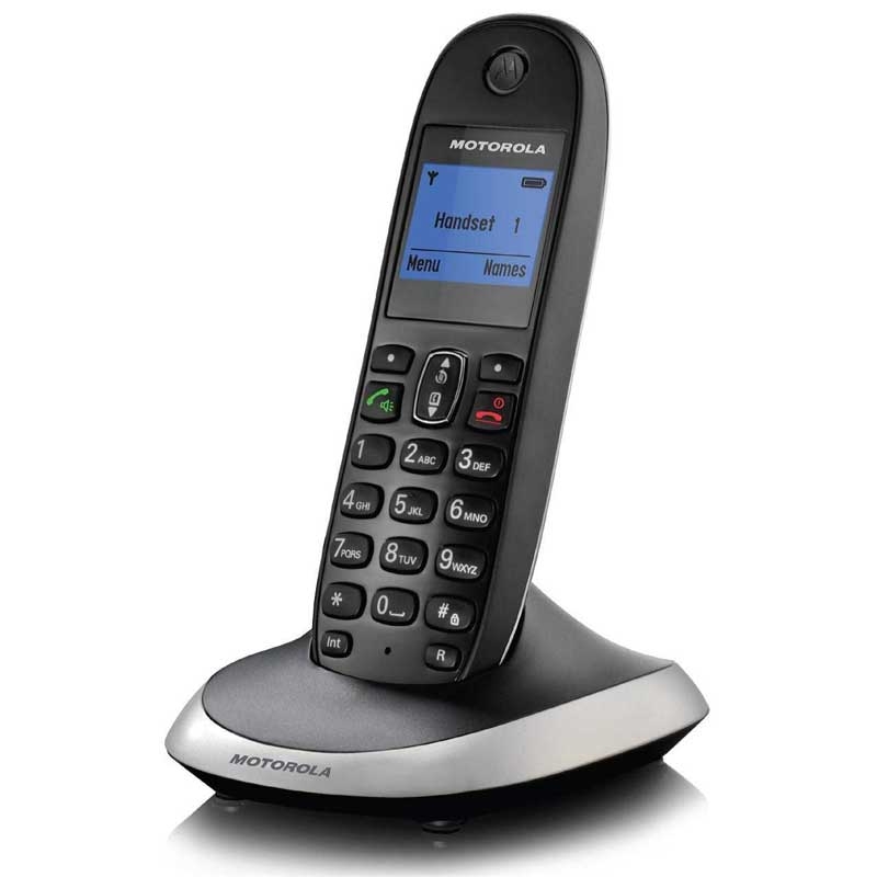 Motorola C2001 Schnurlostelefon schwarz
