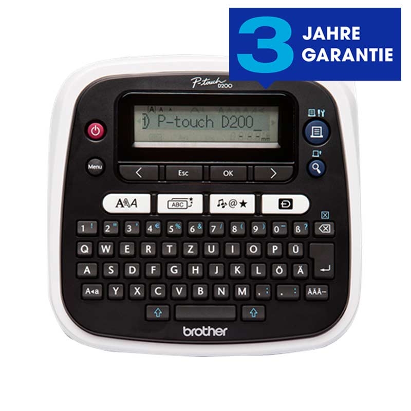 Brother P-Touch D200BWVP Beschriftungsgerät