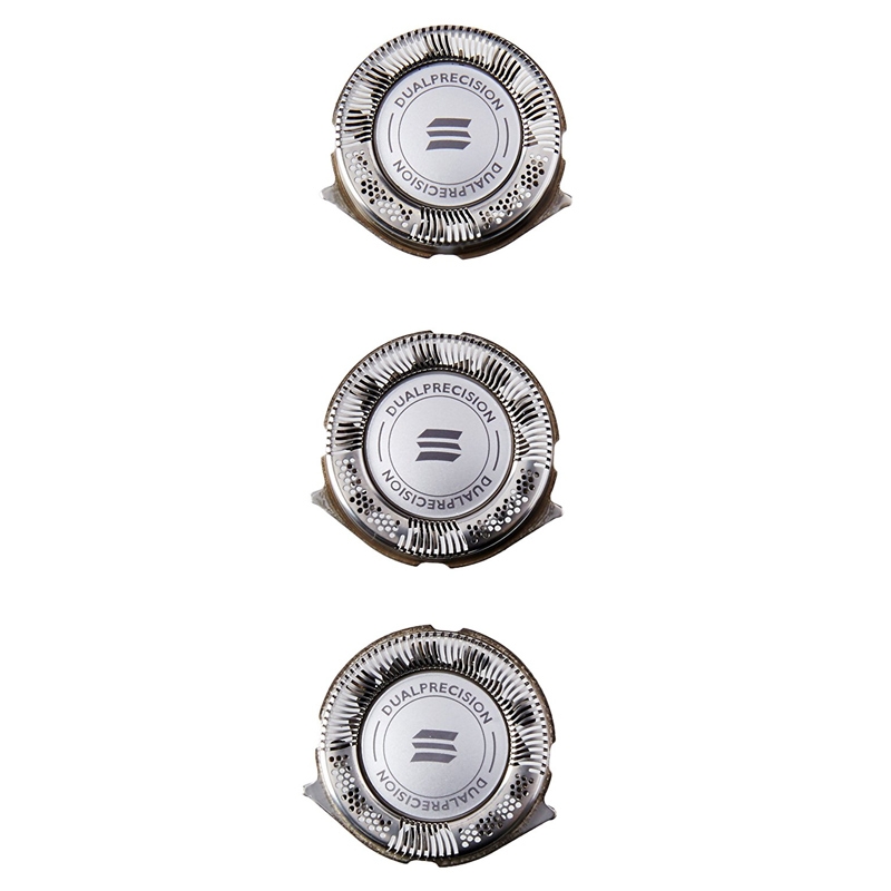 Philips DualPrecision Scherköpfe HQ8/50, schwarz, 3er Pack