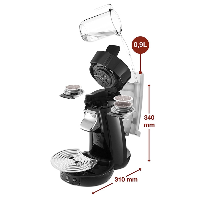 Philips Senseo HD7829/80 Viva Café Kaffeepadmaschine rot