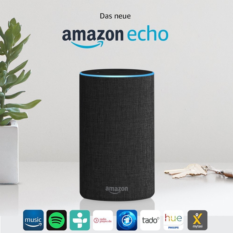 Amazon Echo (2.Generation) Stoff schwarz