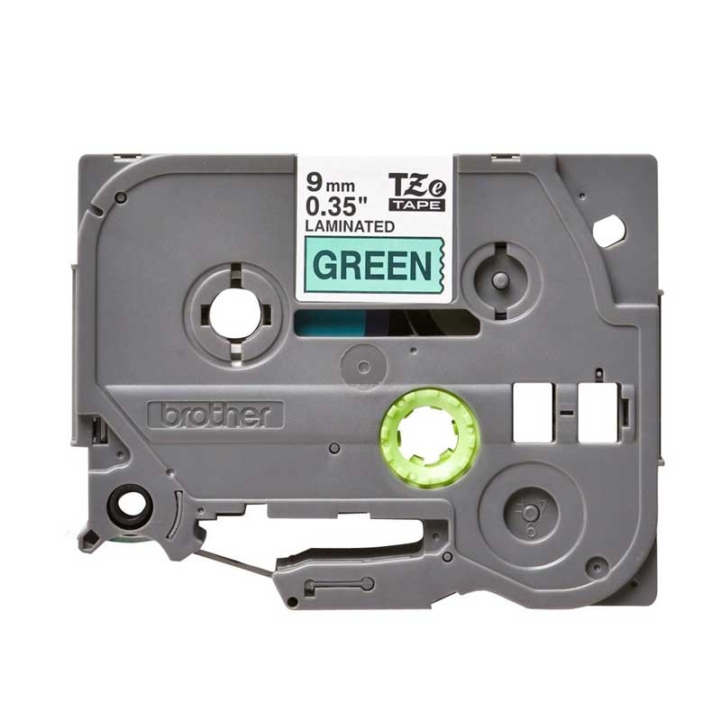 Brother TZE721 P-Touch schwarz auf grün 9mm