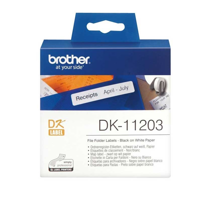 Brother DK11203 Etiketten 17 x 87 mm 300 Stück