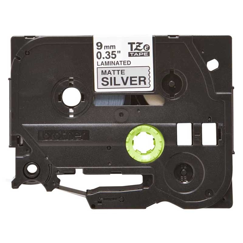 Brother TZE-M921 P-Touch schwarz auf silber-metallic matt 9mm 8m