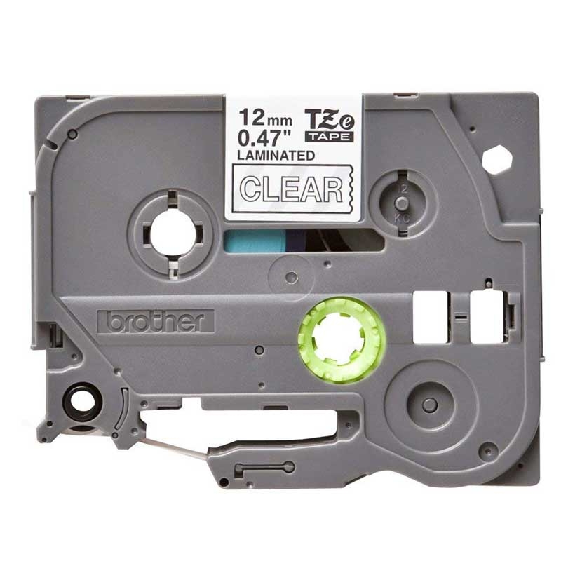 Brother TZE135 P-Touch weiss auf clear 12mm