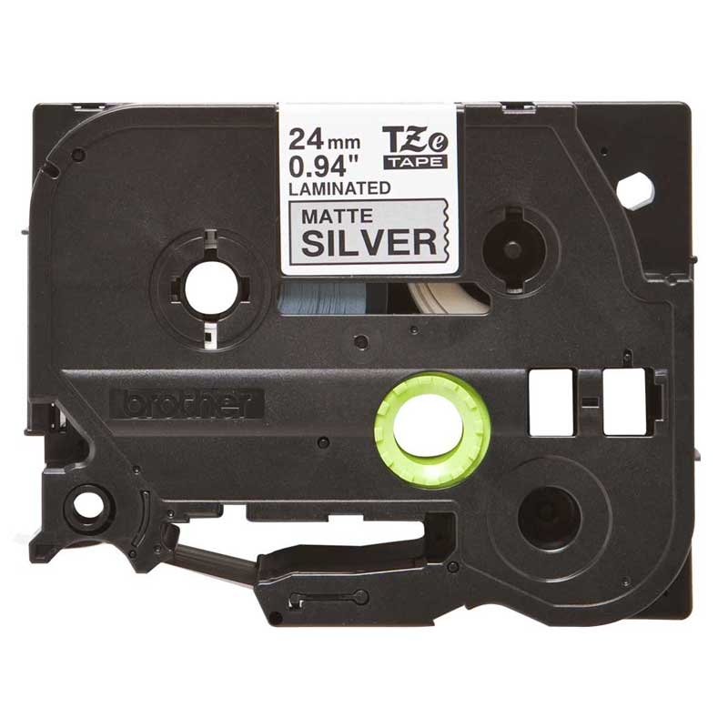 Brother TZEM951 Original P-touch Schriftband TZe-M951 24 mm, schwarz auf silber (matt)