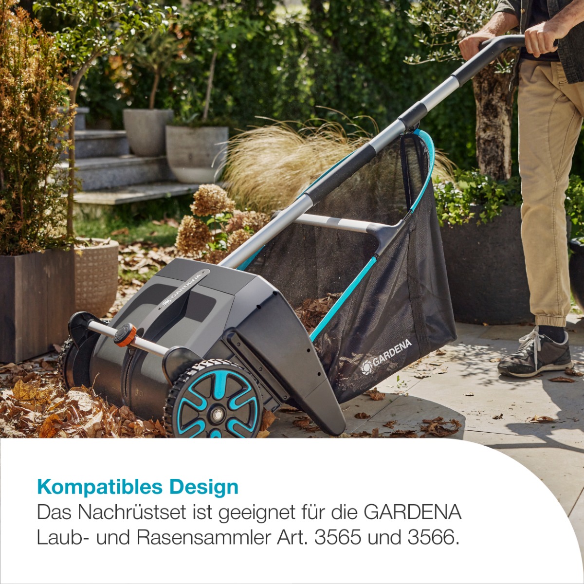 GARDENA 03568-20 Nachrüstset für Laub- und Rasensammler (2.Wahl)