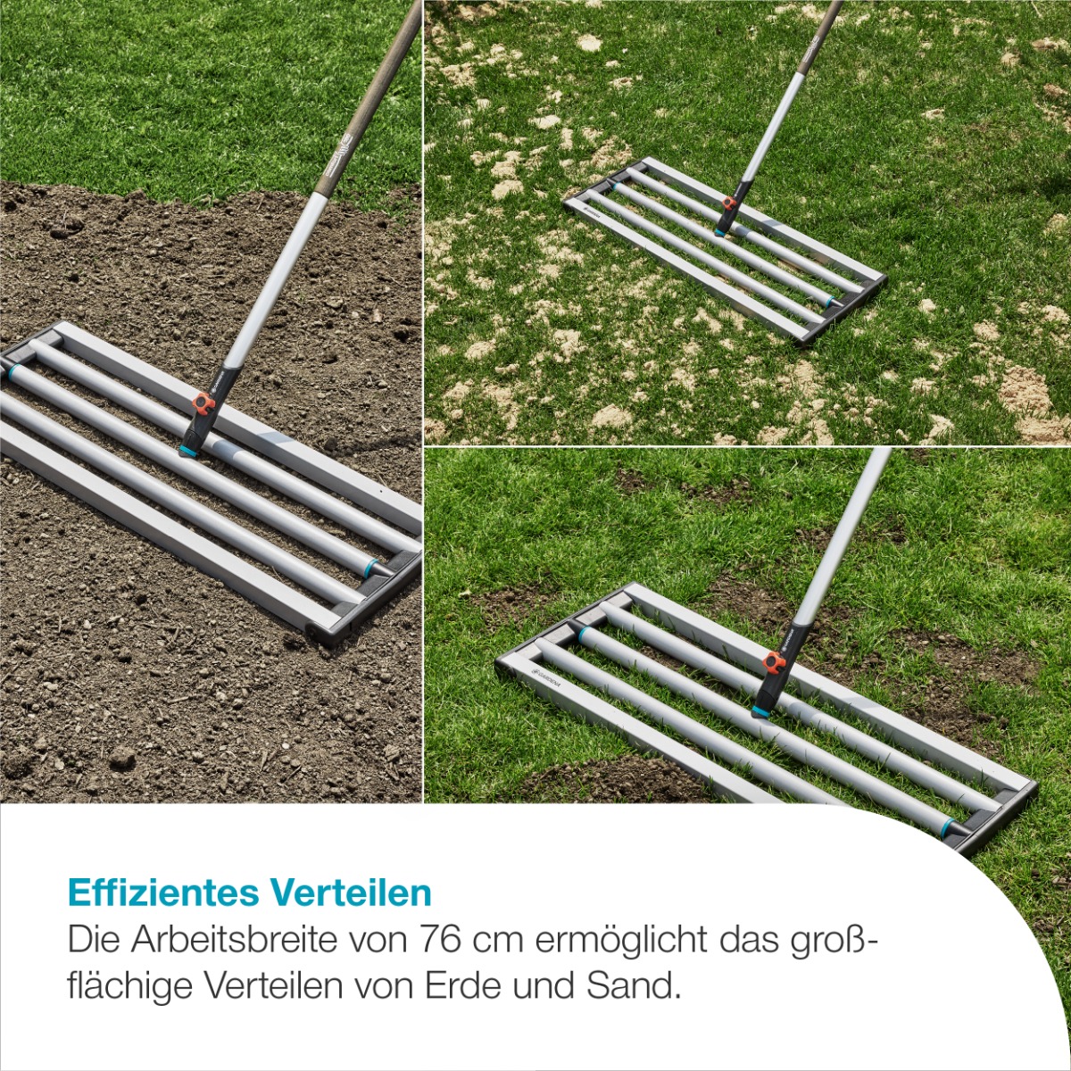 GARDENA 03569-20 combisystem-Rasenrakel