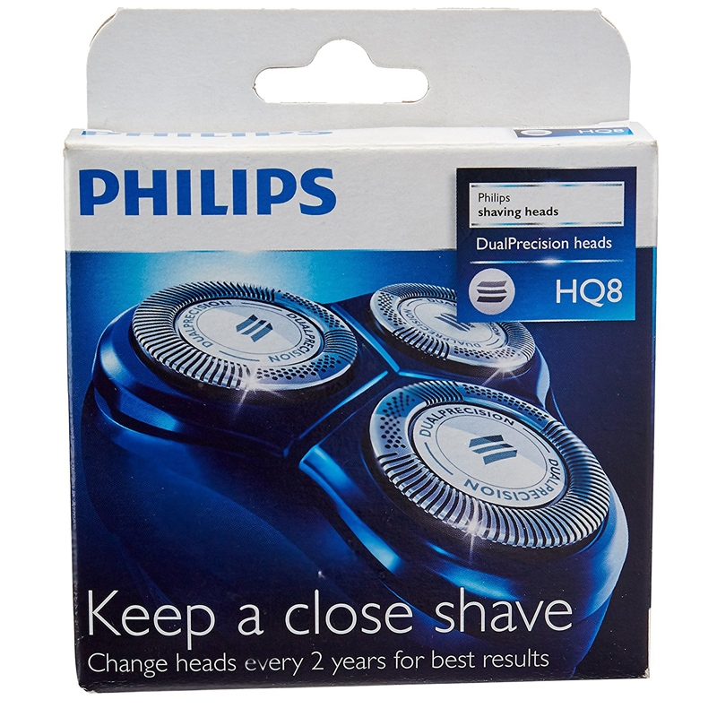 Philips DualPrecision Scherköpfe HQ8/50, schwarz, 3er Pack