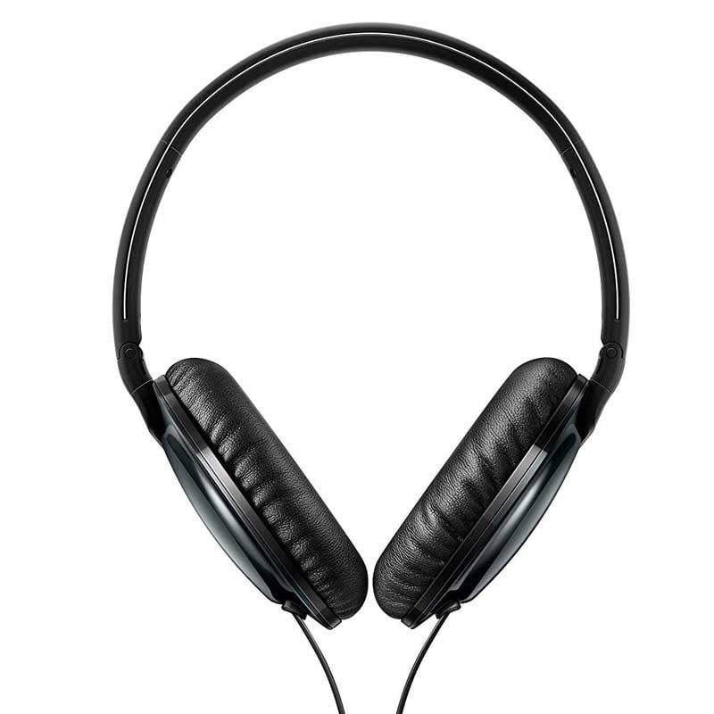 Philips SHL4805DC Flite Everlite Over-Ear Kopfhörer mit Mikrofon schwarz