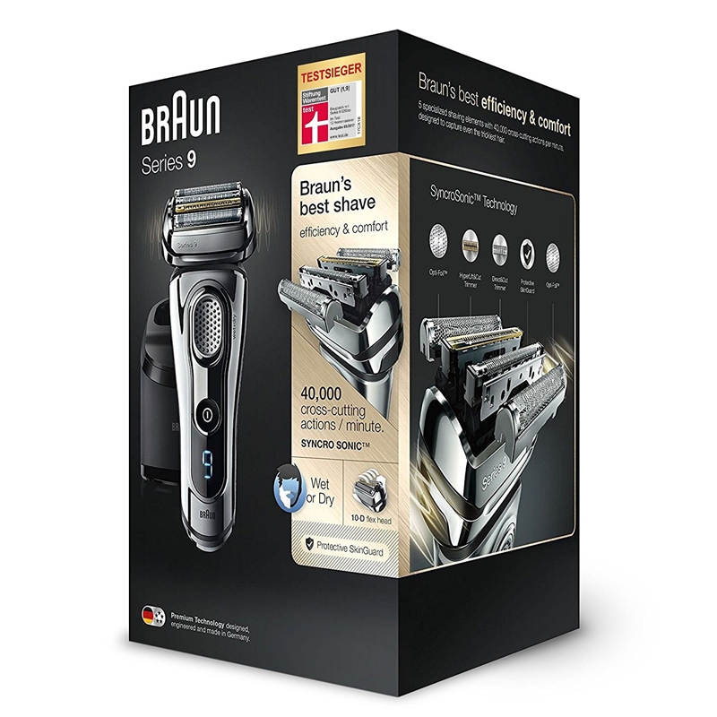 Braun Series 9 Rasierapparat 9296cc Premium Edition chrom (2.Wahl)