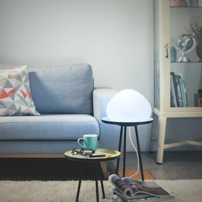 Philips Hue LED Tischleuchte Wellner inkl. Dimmschalter weiss