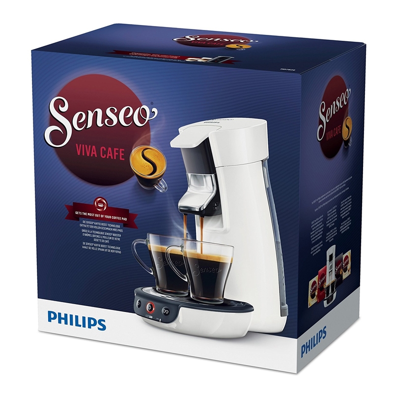 Philips Senseo HD7829/00 Viva Café Kaffeepadmaschine weiß