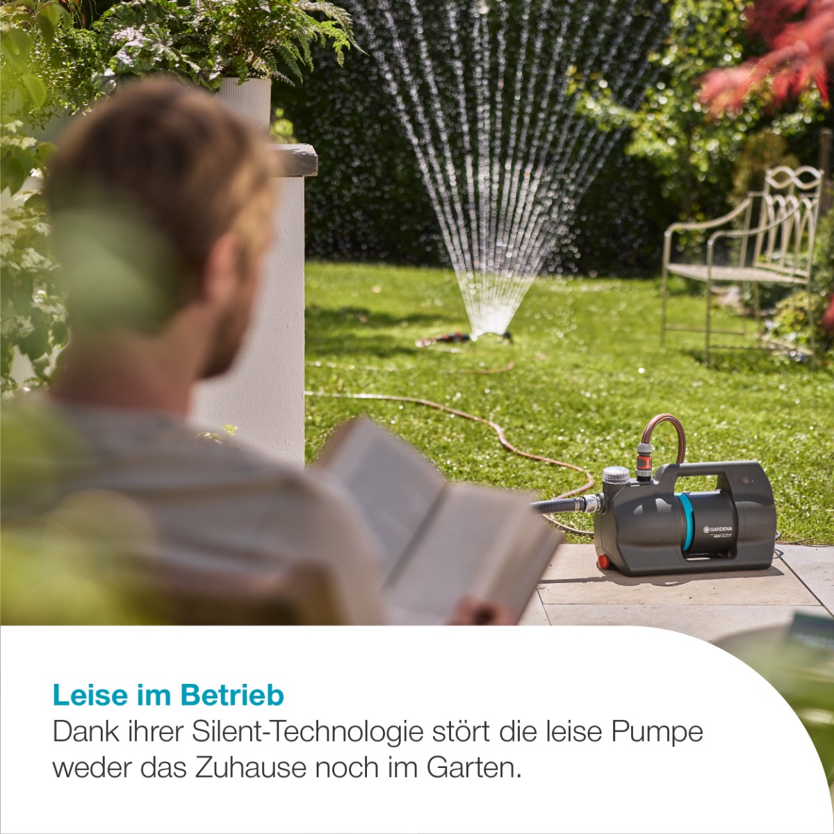 GARDENA 09070-20 Haus- & Gartenautomat 4600 Silent
