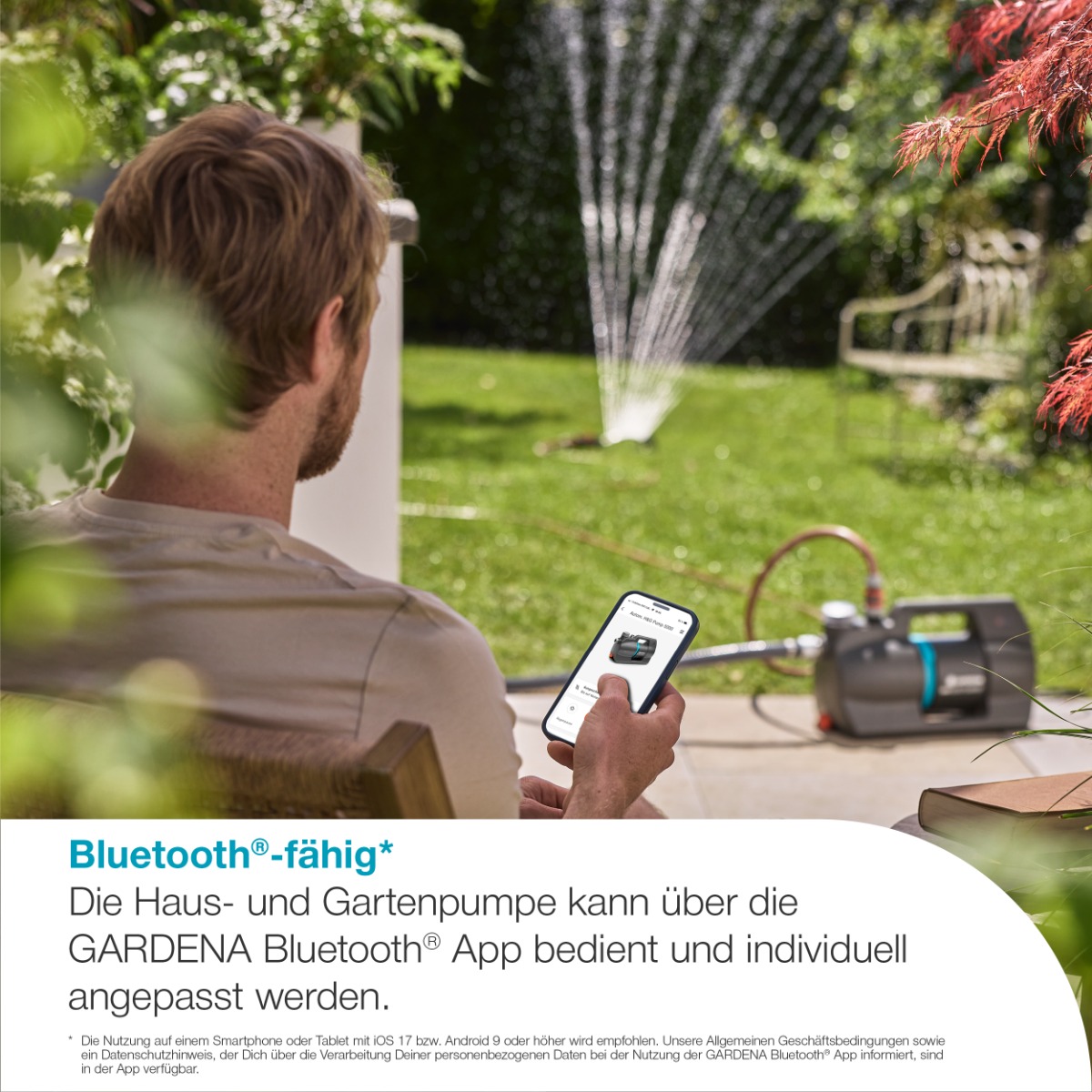 GARDENA 09072-20 Haus- & Gartenautomat 5000 SilentComfort