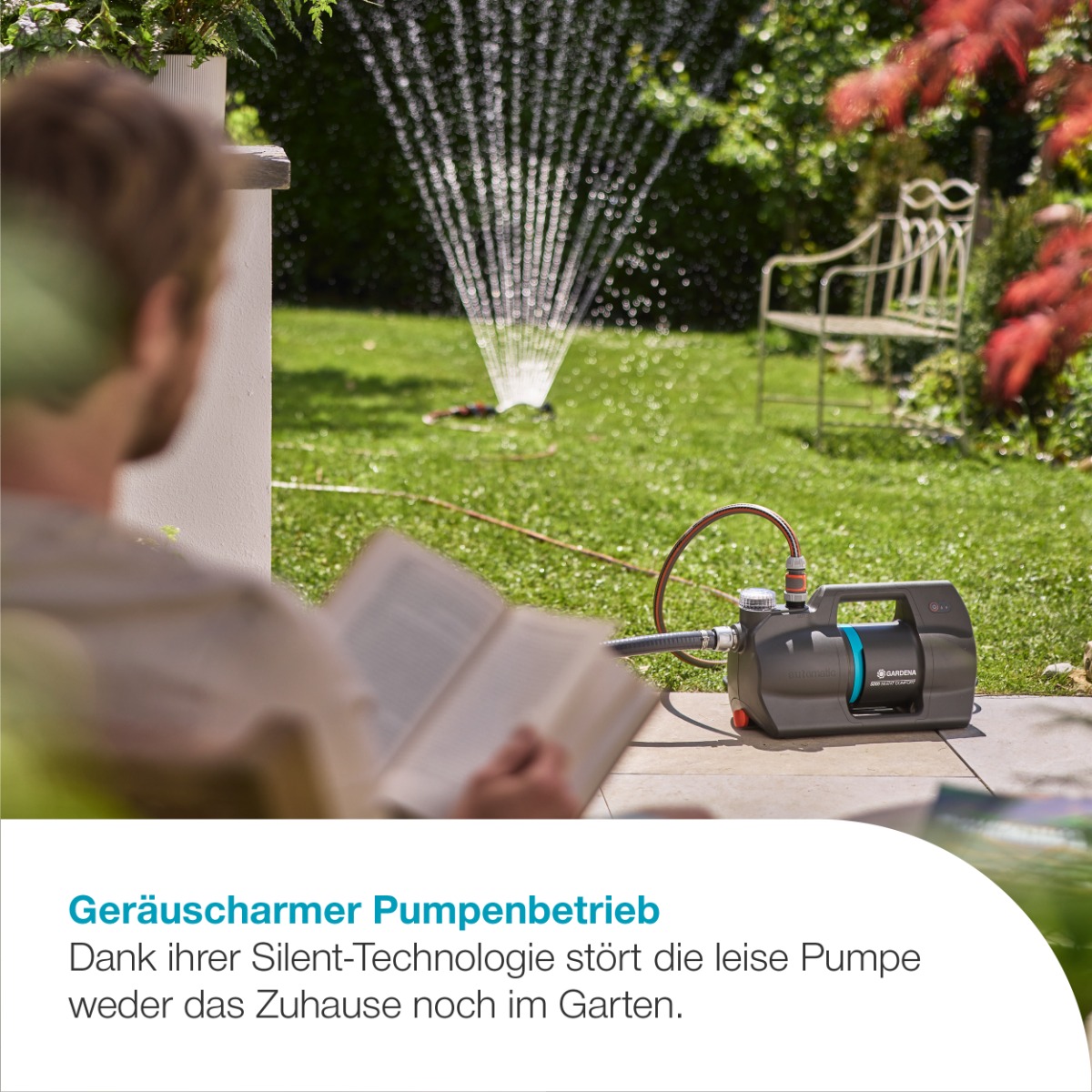 GARDENA 09072-20 Haus- & Gartenautomat 5000 SilentComfort