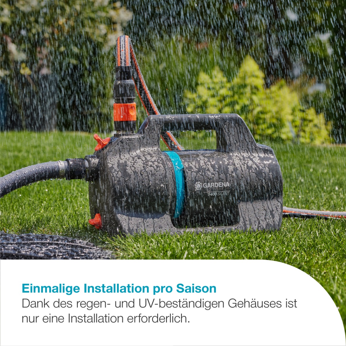 GARDENA 09086-20 Gartenpumpe 5400 Silent