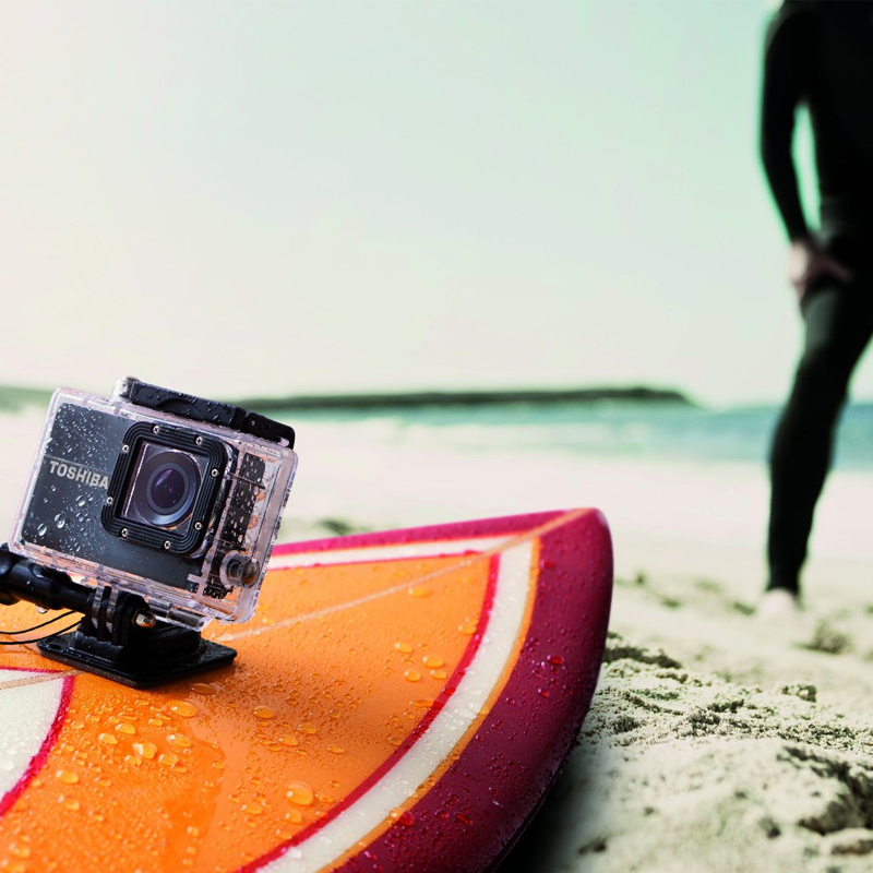 Toshiba PA5150E-1C0K Camileo X-Sports Action Kamera schwarz