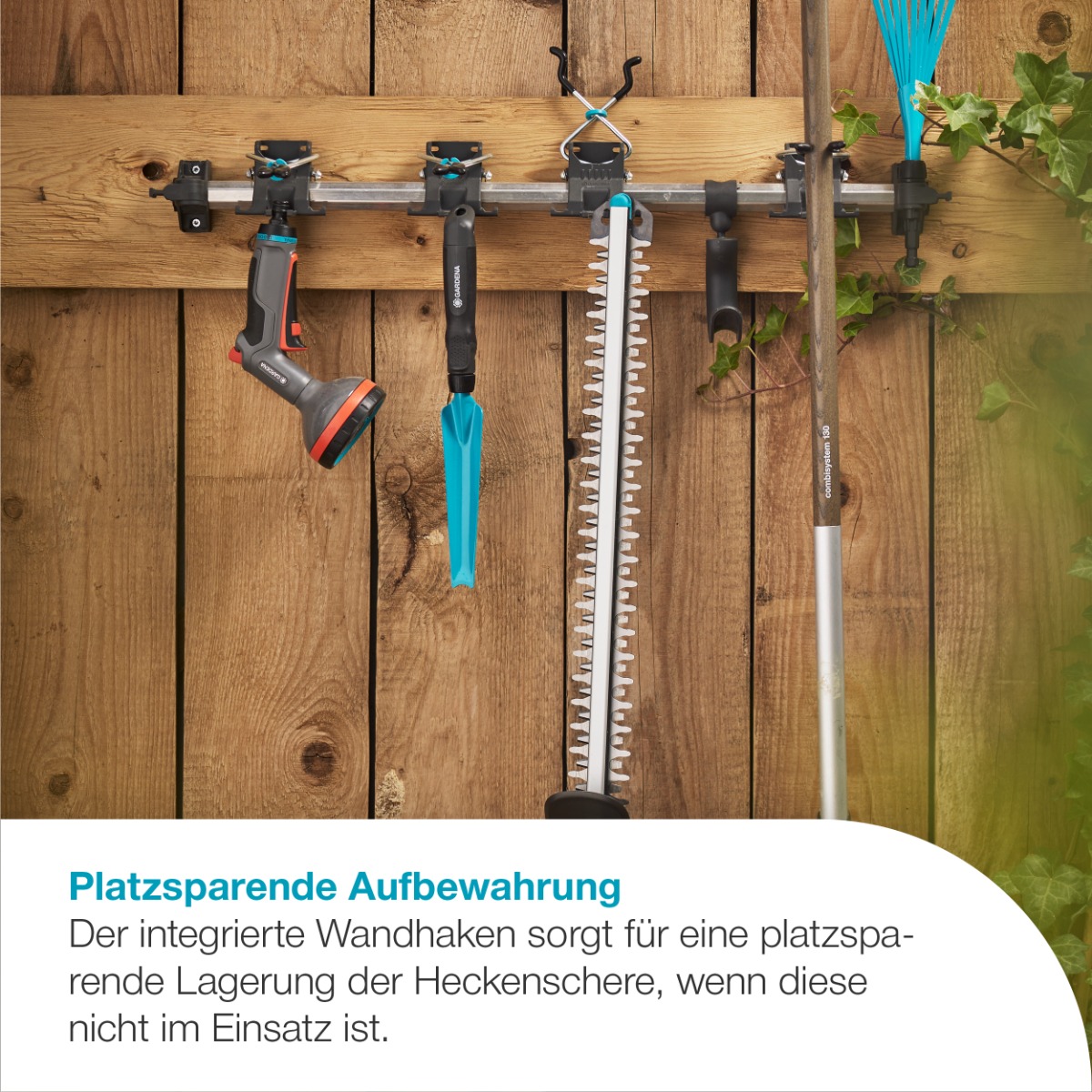 GARDENA 14734-20 Akku-Heckenschere EasyCut 45/18V P4A Ready-To-Use Set