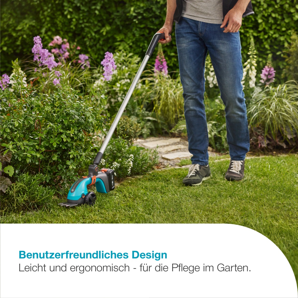 GARDENA 14752-55 Akku-Grasscheren-Set PowerCut 20/18V P4A solo