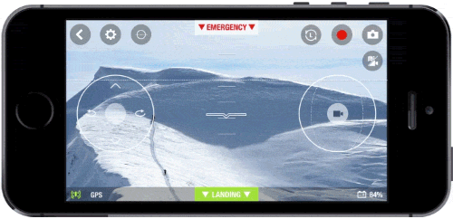 Parrot Bebop Drone + Skycontroller Rot