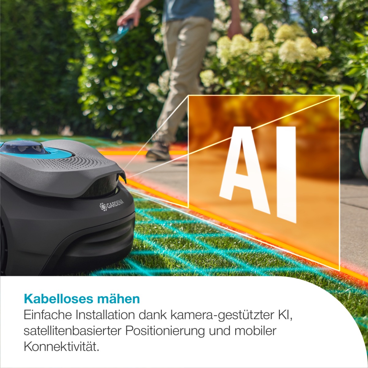 GARDENA 19941-20 Mähroboter smart SILENO sense 400 m²