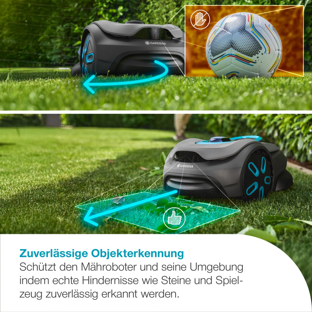 GARDENA 19941-20 Mähroboter smart SILENO sense 400 m² (B-Ware)