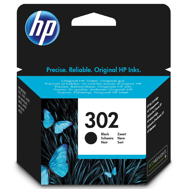 HP 302 Tinte schwarz