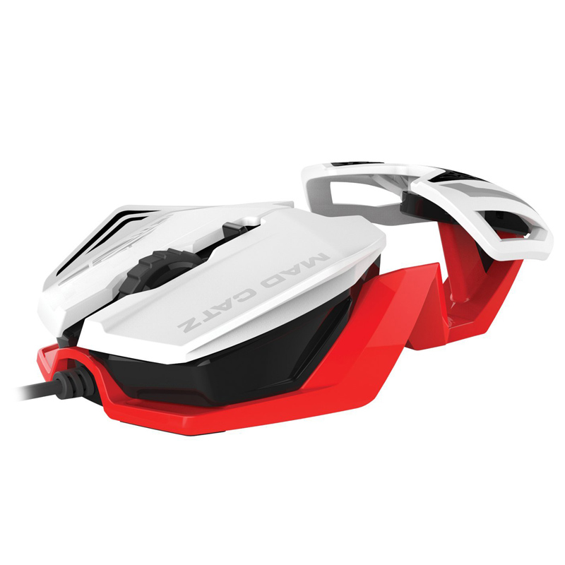 Mad Catz R.A.T.1 Maus weiß/rot