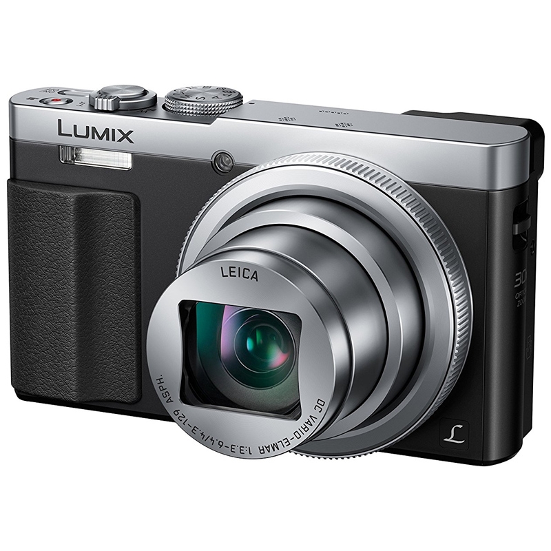 Panasonic DMC-TZ71EG-S Lumix Kompaktkamera schwarz-silber