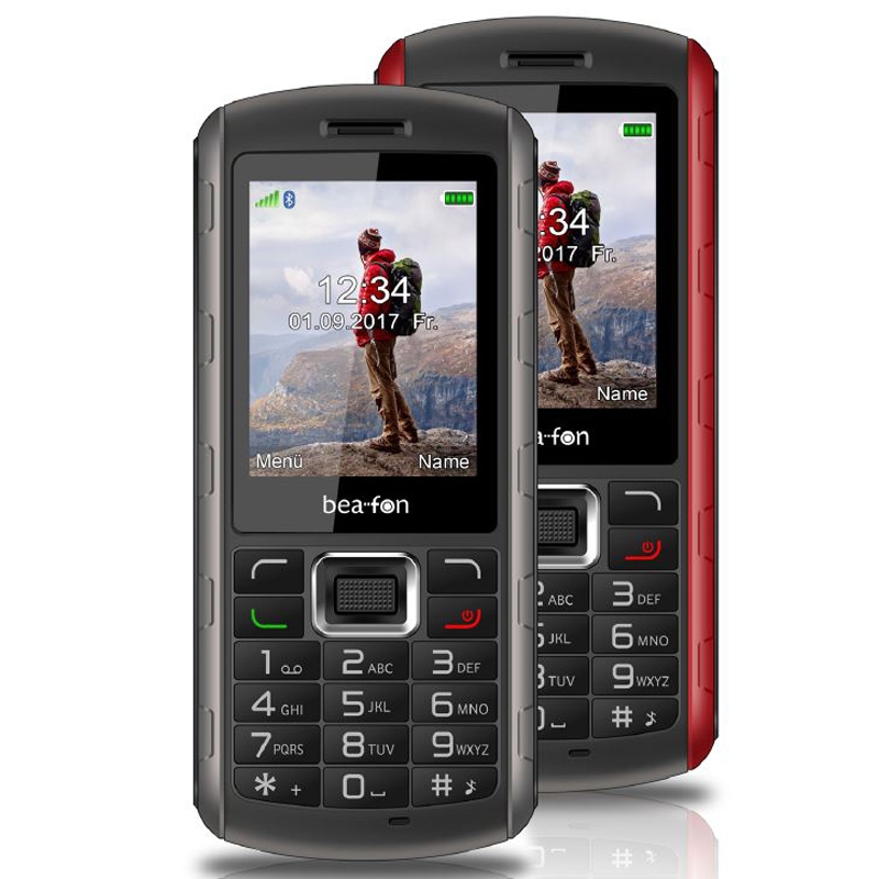 Beafon AL560 Active Line Handy schwarz-rot