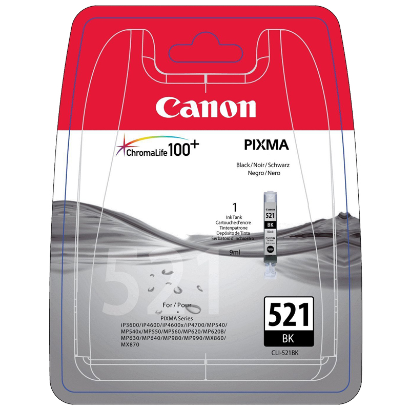 Canon CLI-521BK Black