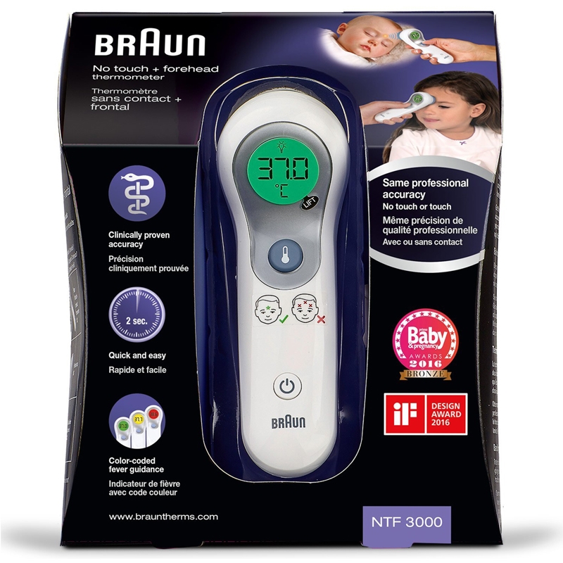 Braun NTF3000 No-Touch Stirnthermometer