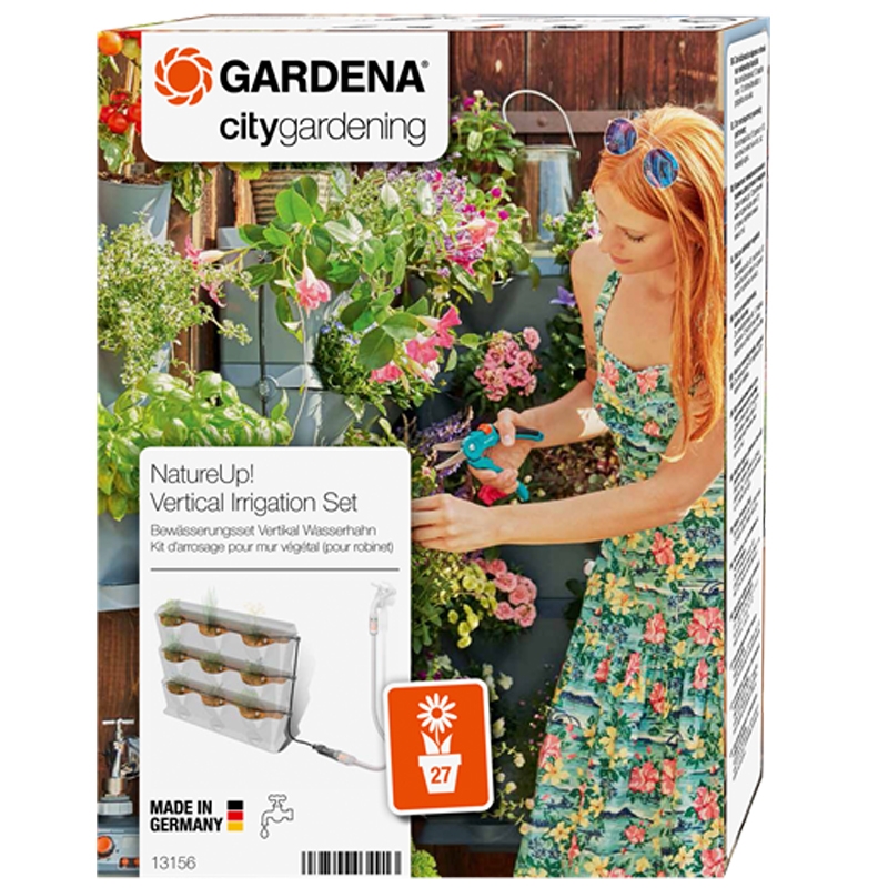 GARDENA 13156-20 NatureUp! Bewässerungsset Vertikal Wasserhahn