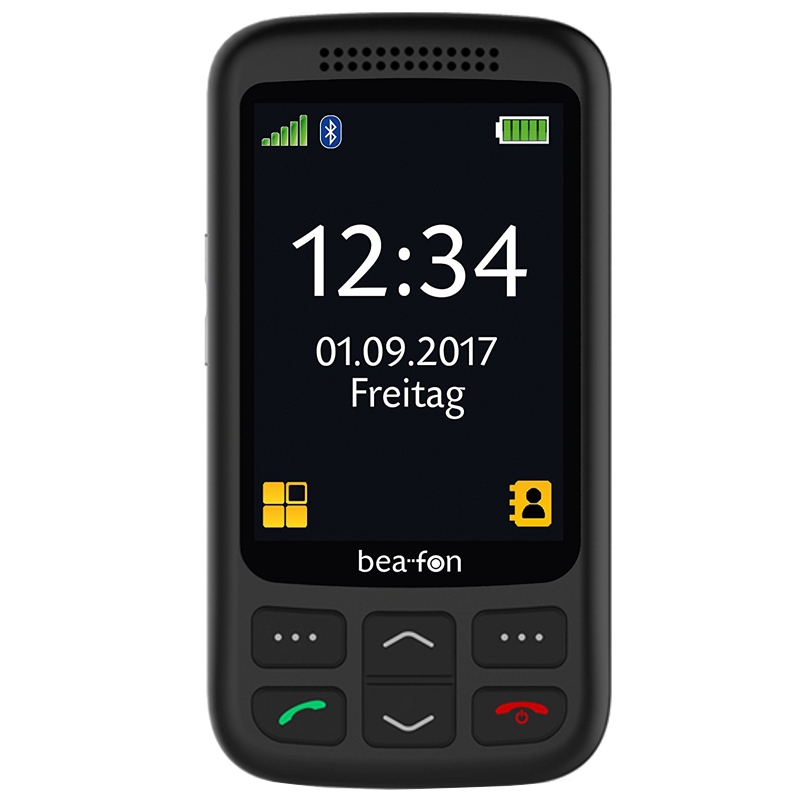 Beafon SL750 Seniorentelefon Slider schwarz