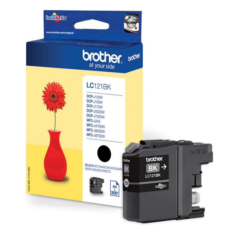 Brother LC-121BK Tinte schwarz