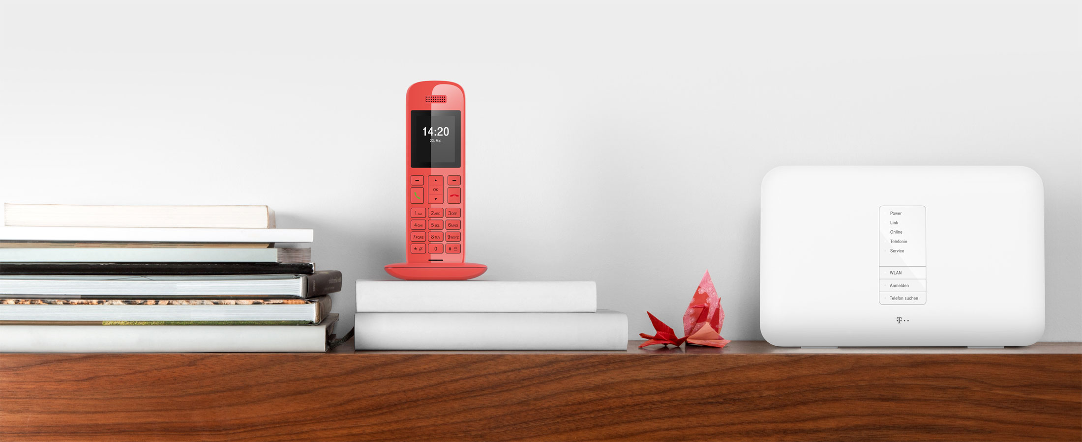 Telekom Speedphone 10 schwarz koralle