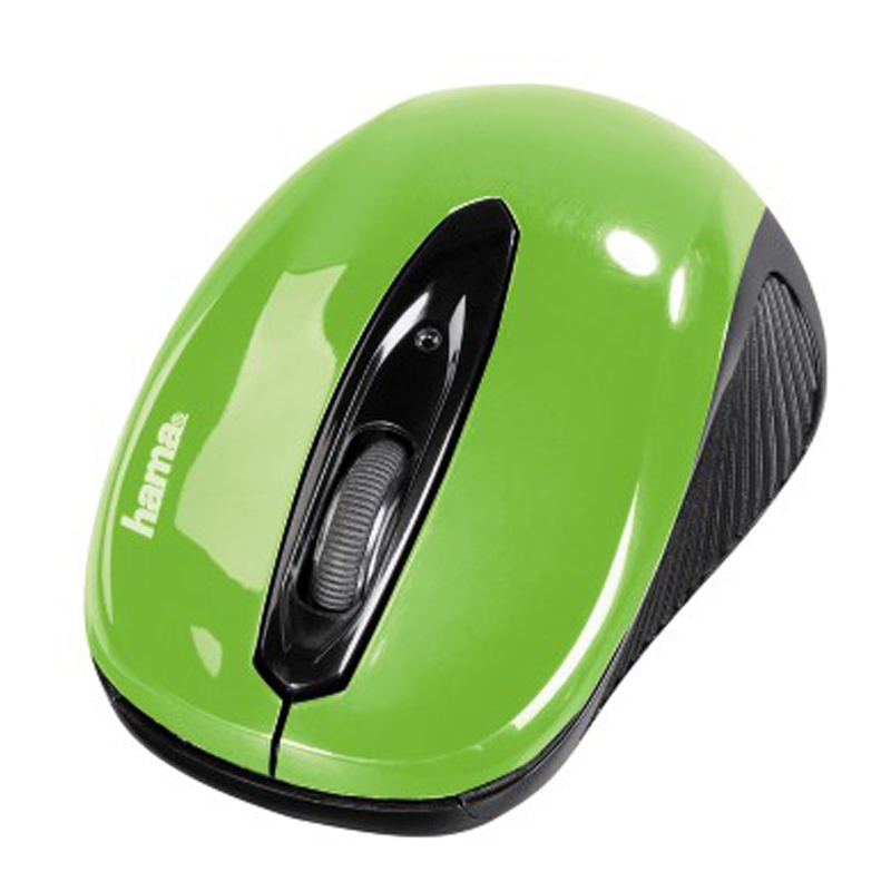 Hama Optische Funkmaus AM-7300 Schwarz/Apfelgrün