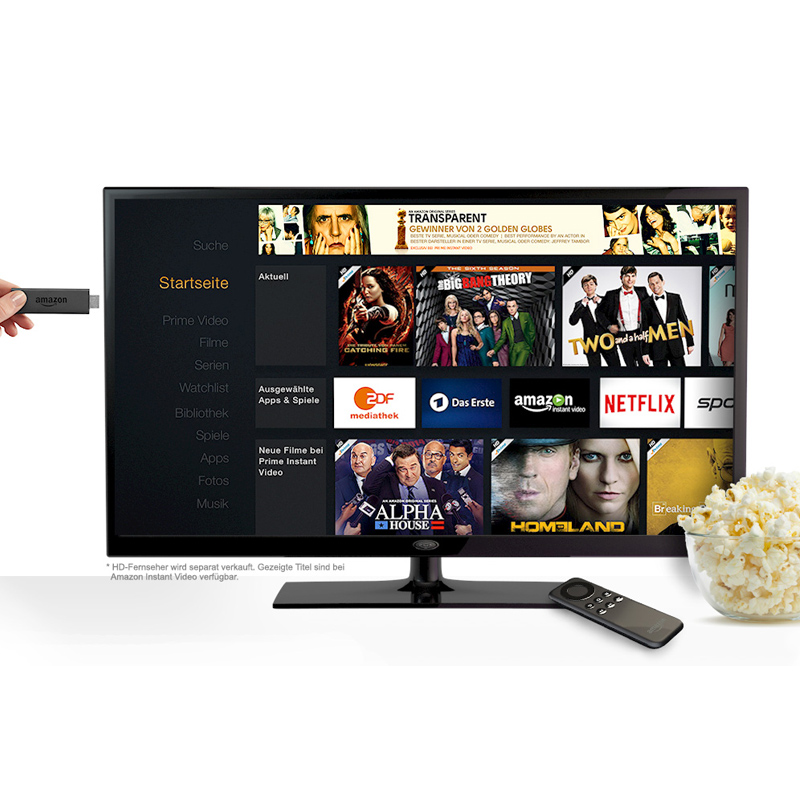 Kindle Amazon Fire TV Stick incl. Remote Ausstellungsgerät