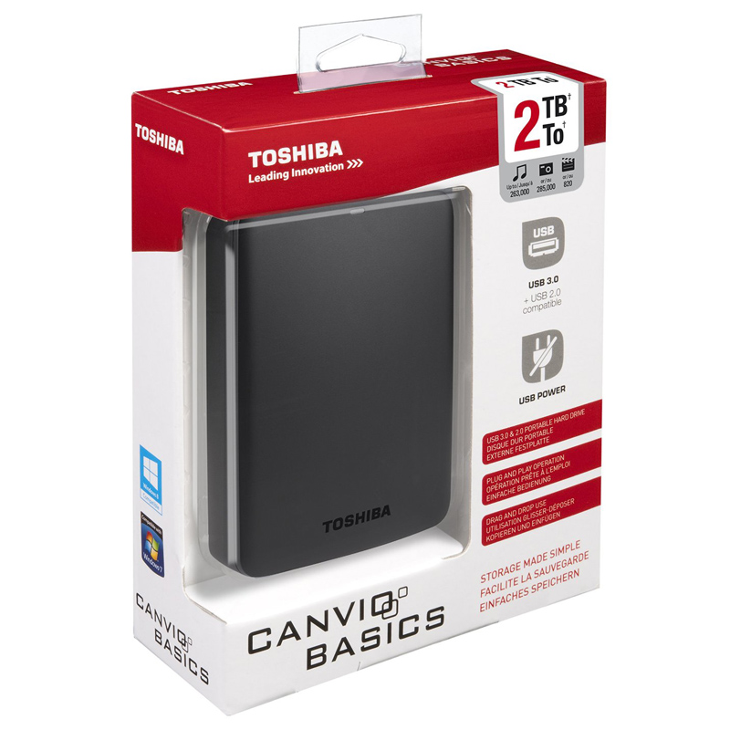 Toshiba CANVIO BASICS 2TB 2,5