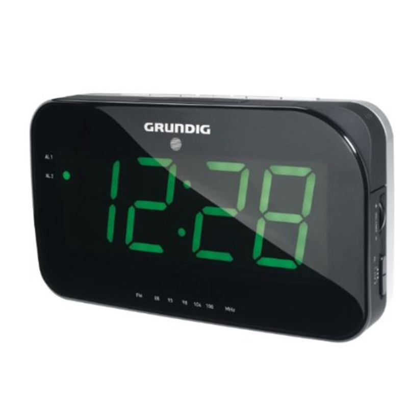 Grundig Sonoclock 490 Uhrenradio silber-schwarz