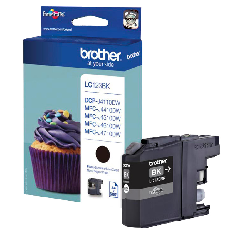 Brother LC123BK Tintenpatrone schwarz