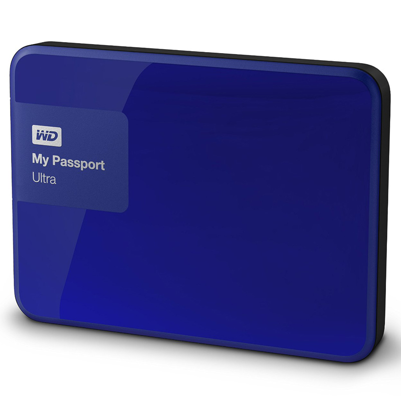 Western Digital My Passport Ultra 3TB USB 3.0 externe Festplatte königsblau