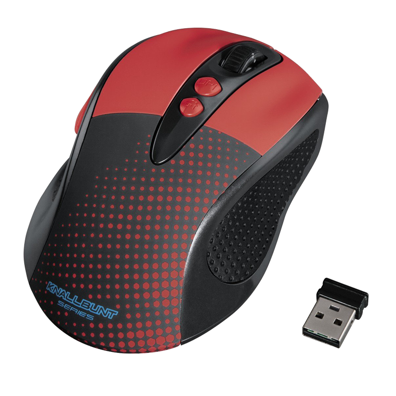 Hama Funkmaus Knallbunt 2.0 Rot