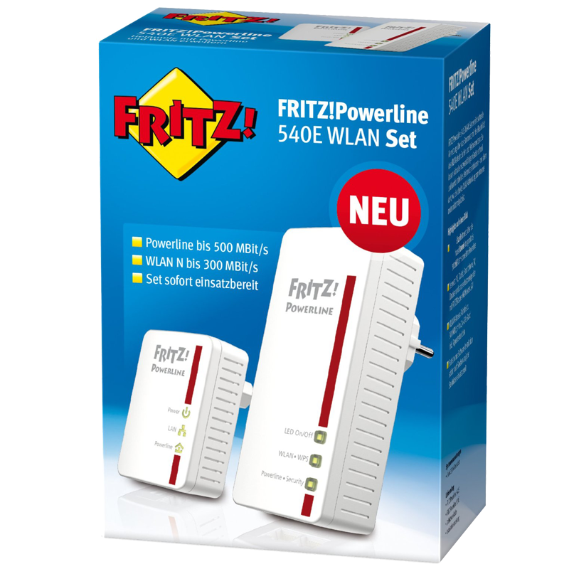 AVM FRITZ!Powerline 540E WLAN Set